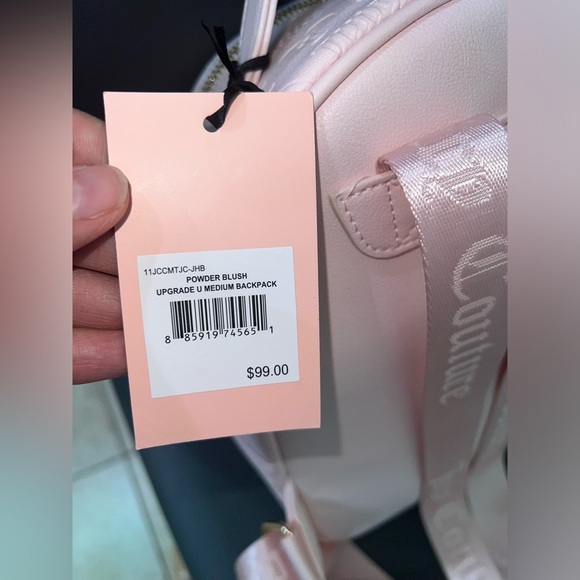 Juicy Couture Powder Blush Upgrade U Medium Backpack - Picture 4 of 8